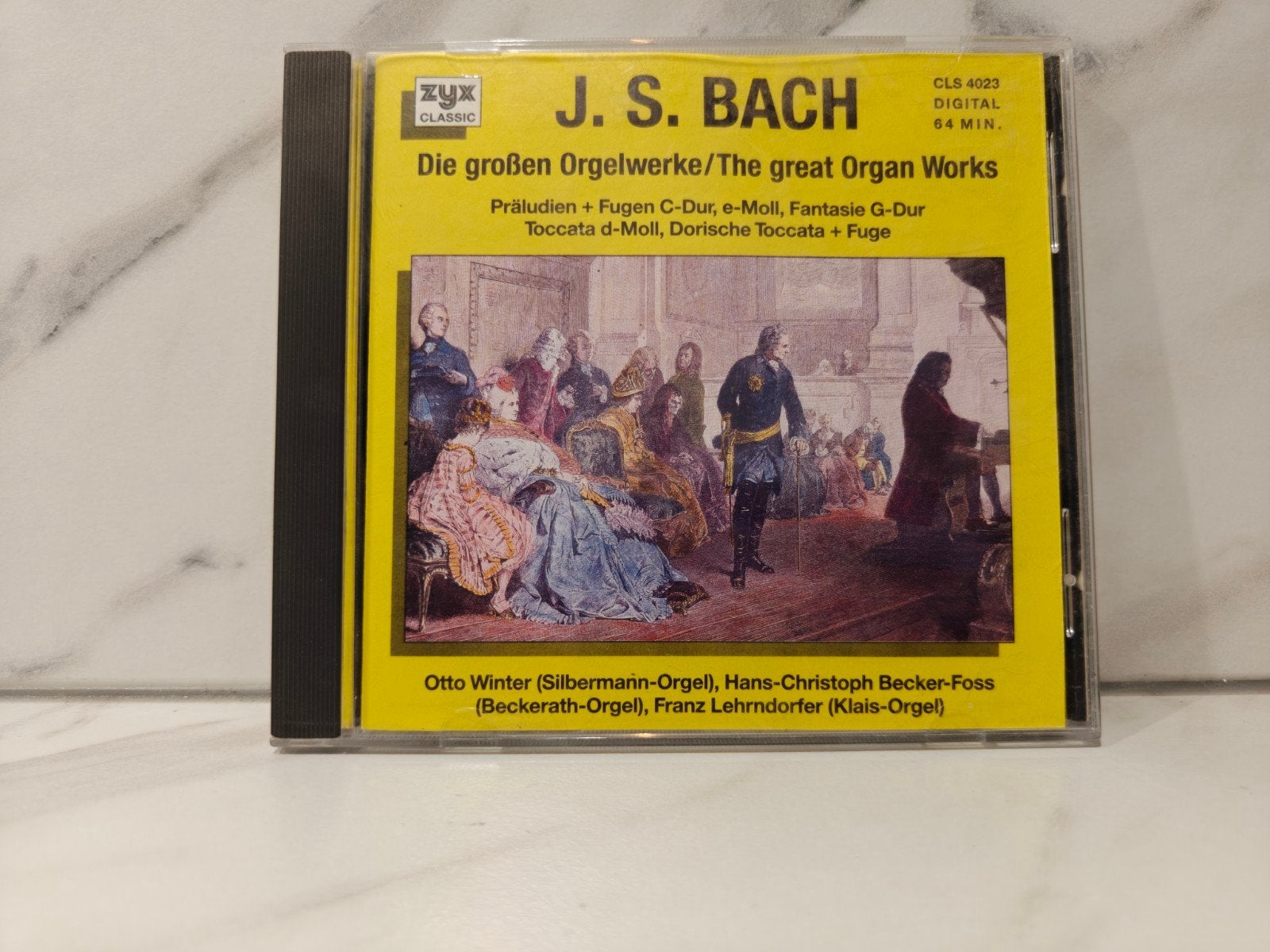 orgelcd J.S. Bach. The great organ works, Ophalen of Verzenden, Barok, Gebruikt, Overige typen