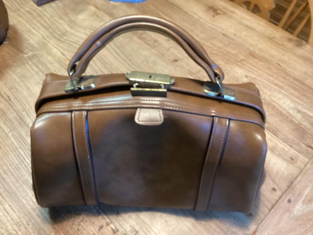 Bruine tas vintage, Ophalen of Verzenden, Gebruikt, Bruin, Handtas