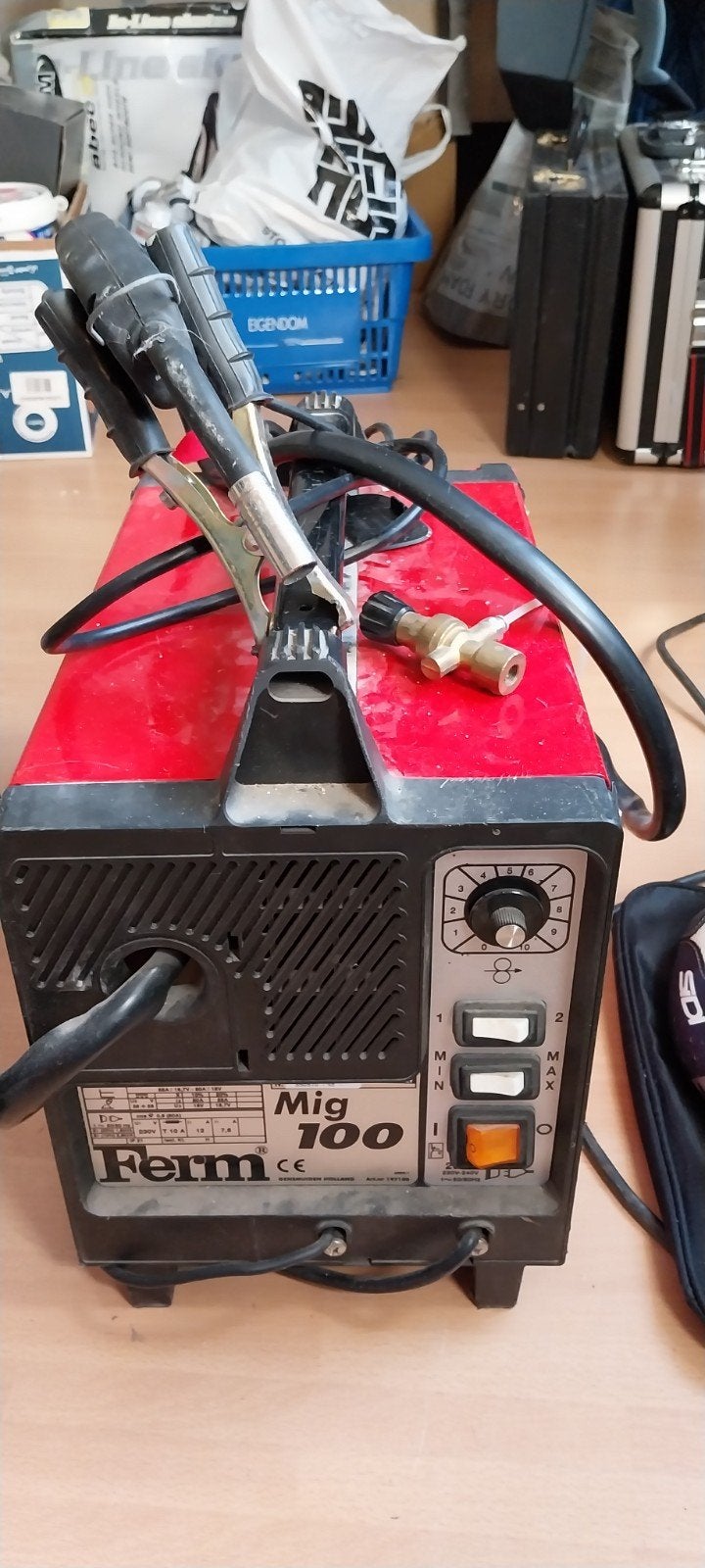 Ferm Mig 100 Lasapparaat - Zo goed als nieuw, Ophalen, Zo goed als nieuw, Minder dan 150 ampère, Co2