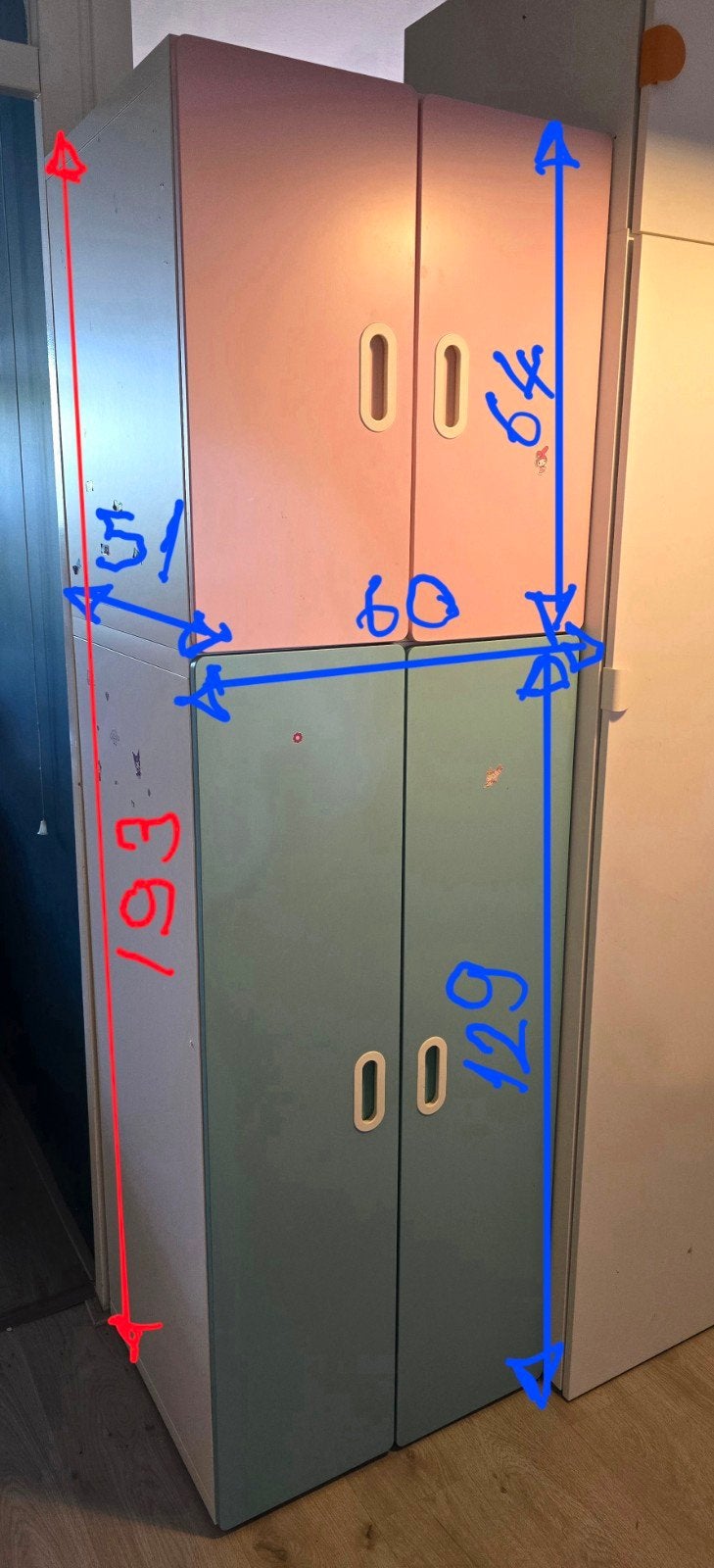 ikea kasten, Ophalen, Overige materialen, Gebruikt, Met deur(en)