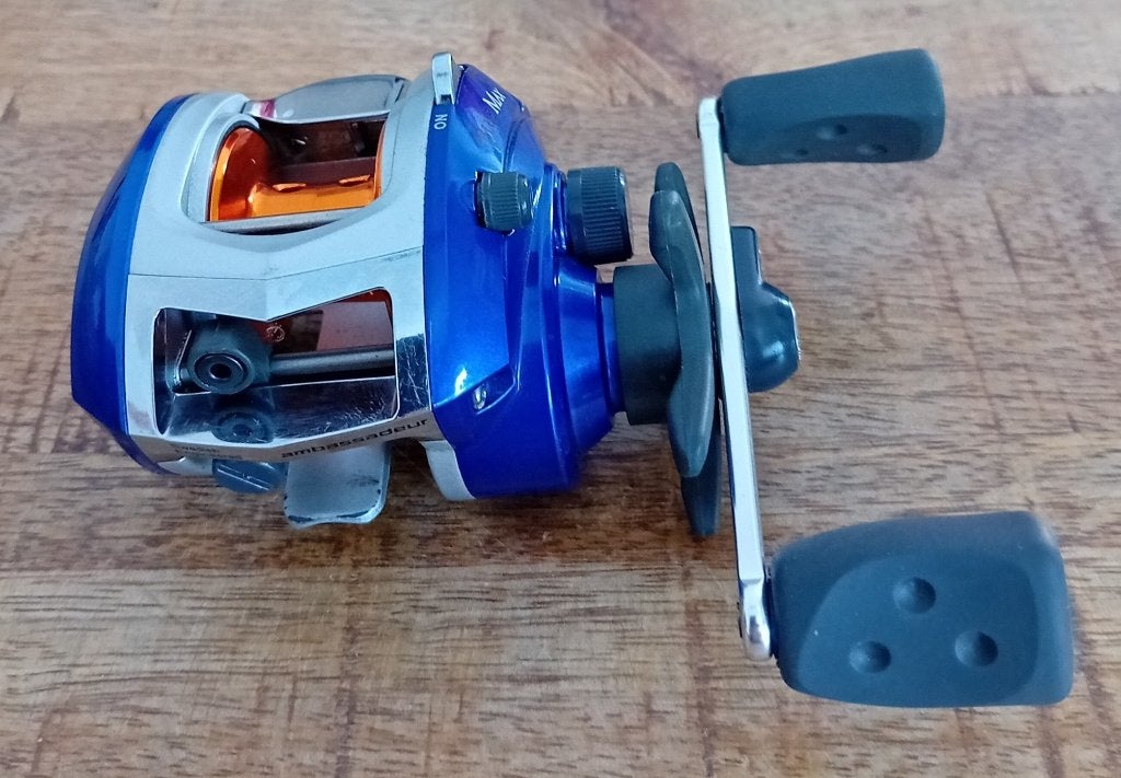 Abu garcia Blue Max !, Watersport en Boten, Ophalen, Zo goed als nieuw, Molen