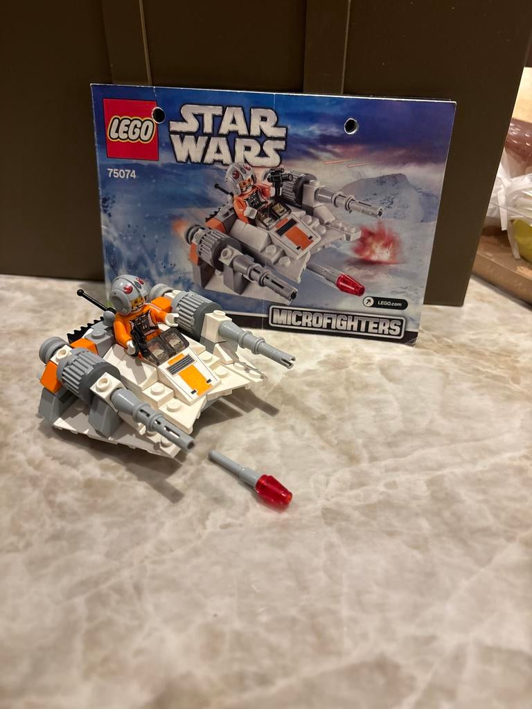 Lego Star Wars 75074 Snowspeeder Microfighters, Ophalen of Verzenden, Gebruikt, Complete set, Lego
