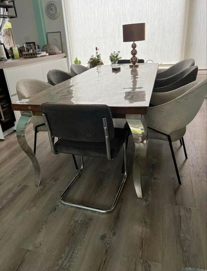 Rofra Home Super Design Eettafel 240x100cm, Ophalen, Gebruikt, 200 cm of meer, 50 tot 100 cm