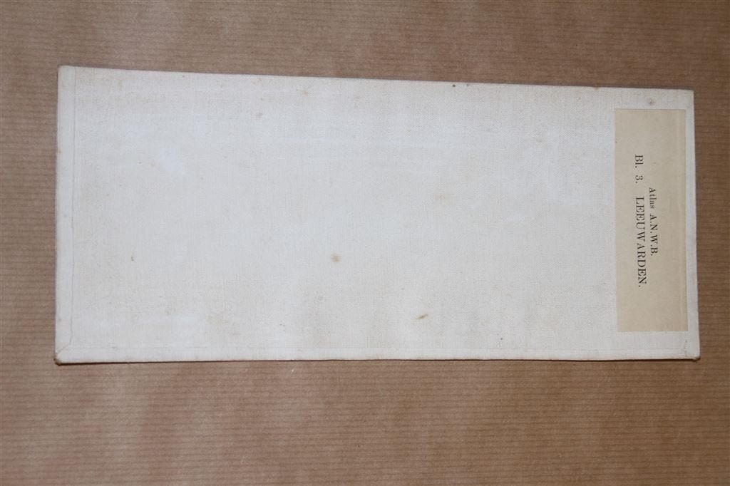 Oude stafkaart - Leeuwarden - 1926, Boeken, Gelezen, Ophalen of Verzenden, Landkaart, 1800 tot 2000