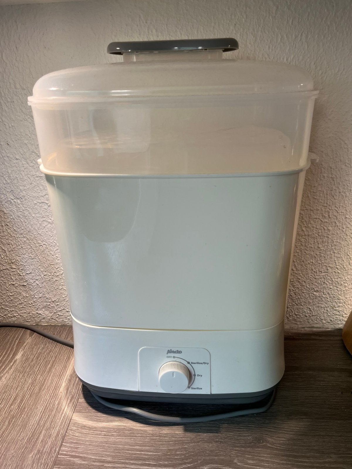 Alecto stoomsterilisator baby, Automatisch, Sterilisator, Ophalen of Verzenden, Gebruikt