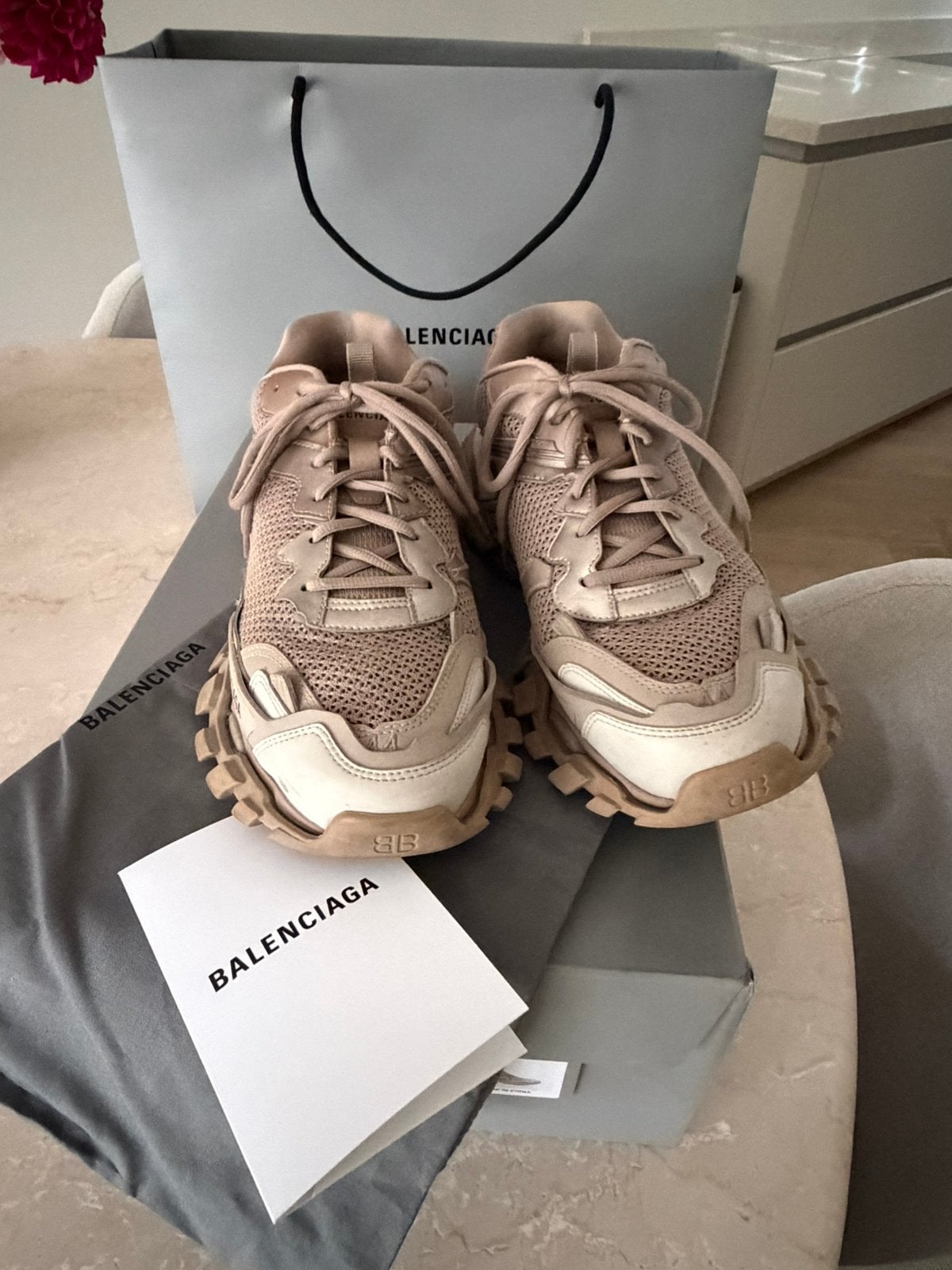 Heren sneaker Balenciaga model track, Ophalen of Verzenden, Zo goed als nieuw, Overige kleuren
