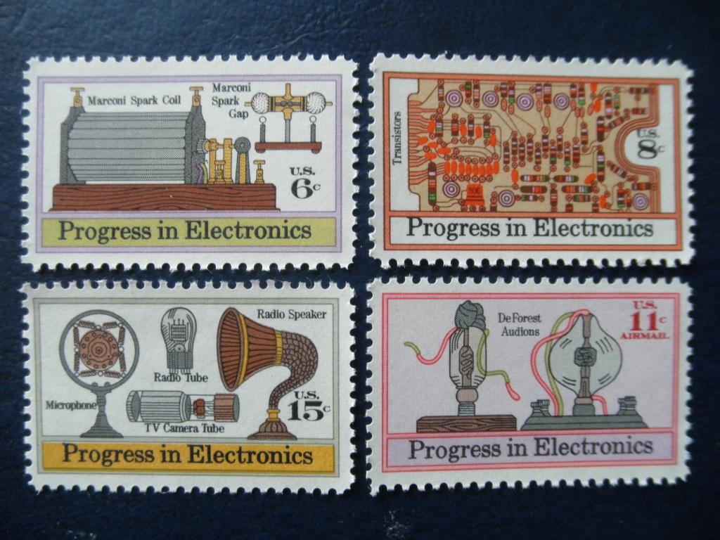 Postzegels USA 1973 elektronica - cw. € 1,50 postfris., Ophalen of Verzenden, Postfris, Noord-Amerika
