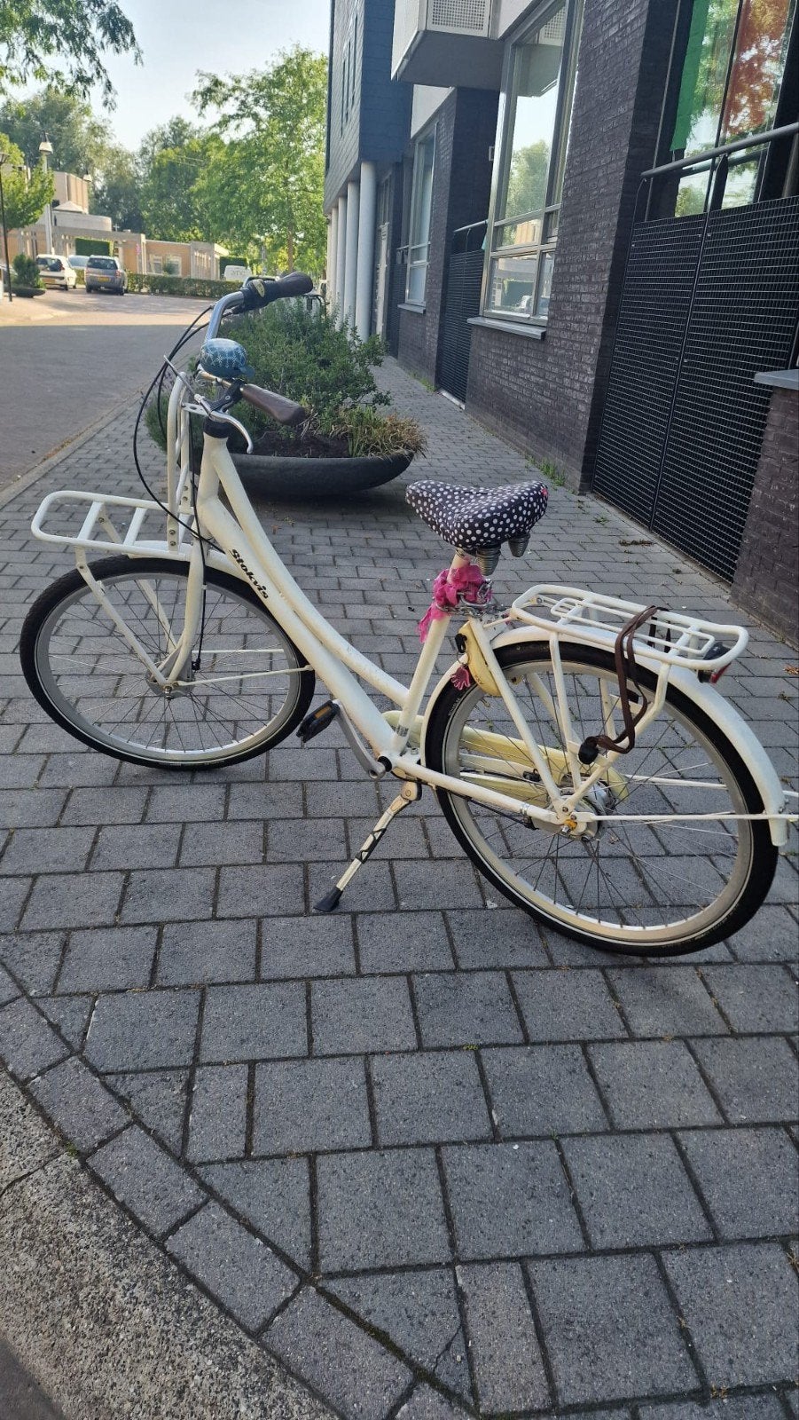 Witte damesfiets, merk Stokvis., Ophalen, Gebruikt, Stokvis, Versnellingen