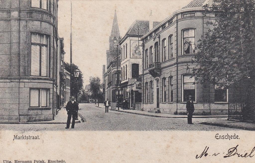 Enschede, 1903., Verzenden, Voor 1920, Gelopen, Overijssel