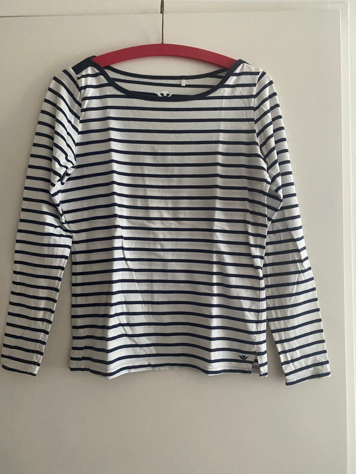 Shirt merk Tripper in wit/blauw streep in maat S, Blauw, Ophalen of Verzenden, Maat 36 (S), Gedragen