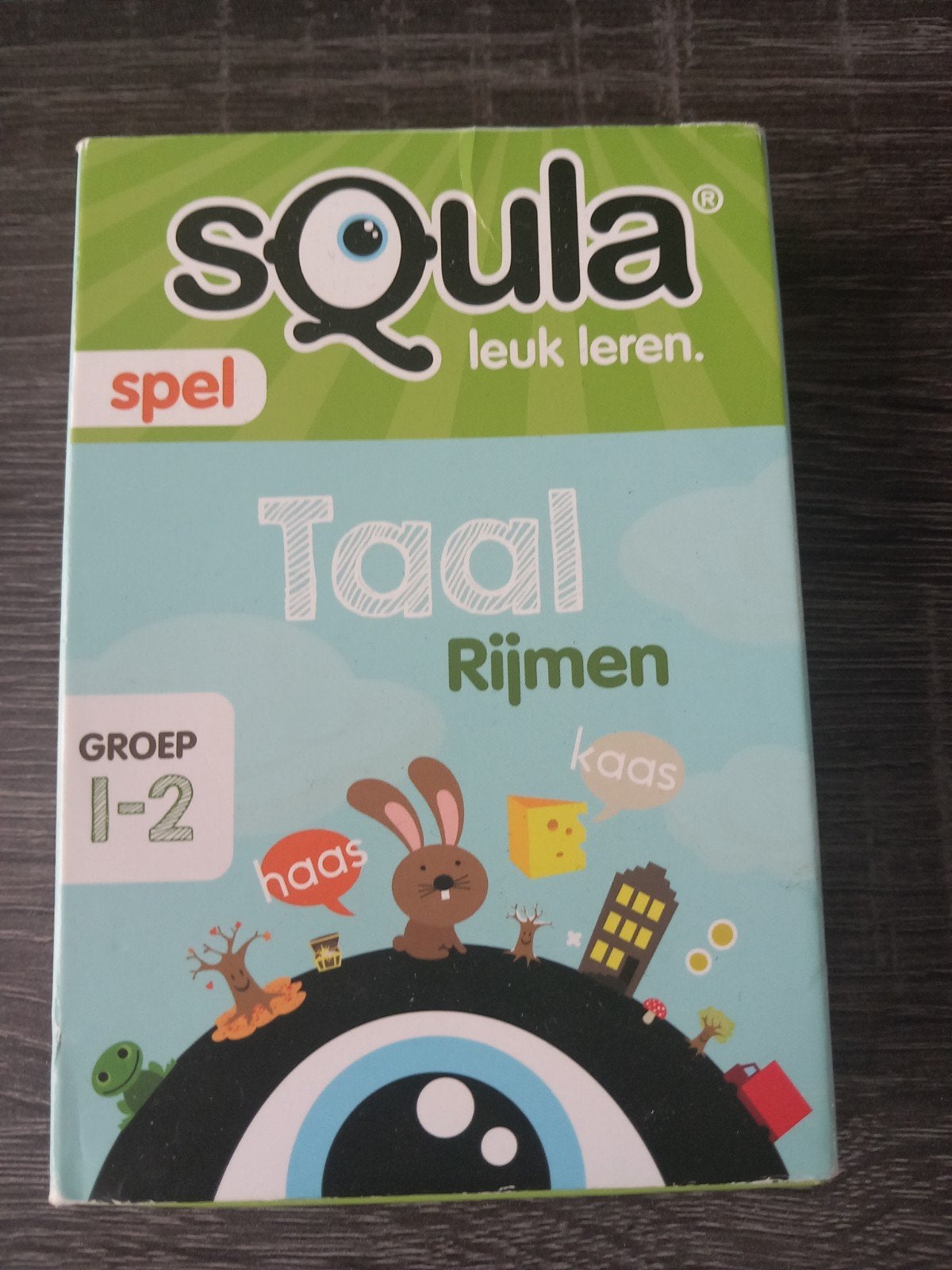 Squla taalspelletje rijmen, Vijf spelers of meer, Ophalen, Gebruikt