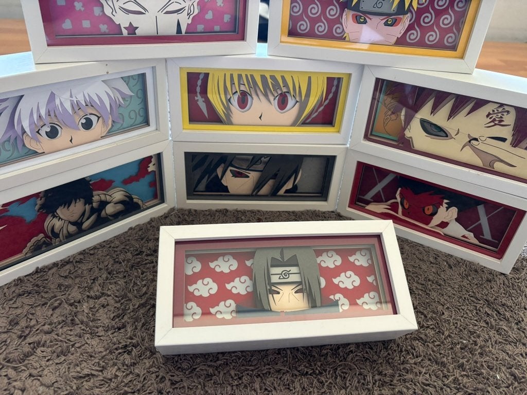 Anime lightbox Itachi-design, Verzamelen, Ophalen of Verzenden, Nieuw