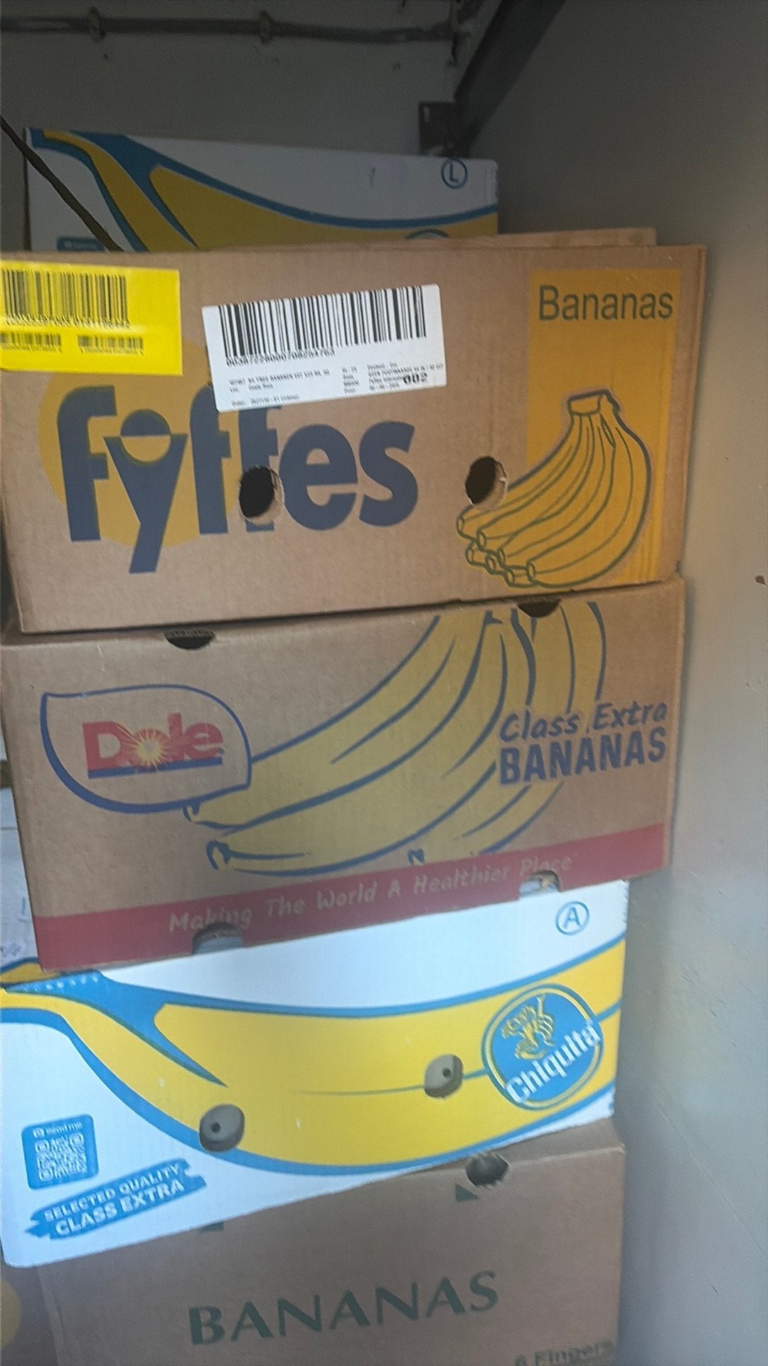 verhuisdozen bananendozen Gratis!, Doe-het-zelf en Verbouw, Kratten en Dozen, Ophalen, Doos, 40 tot 60 cm, 50 tot 75 cm