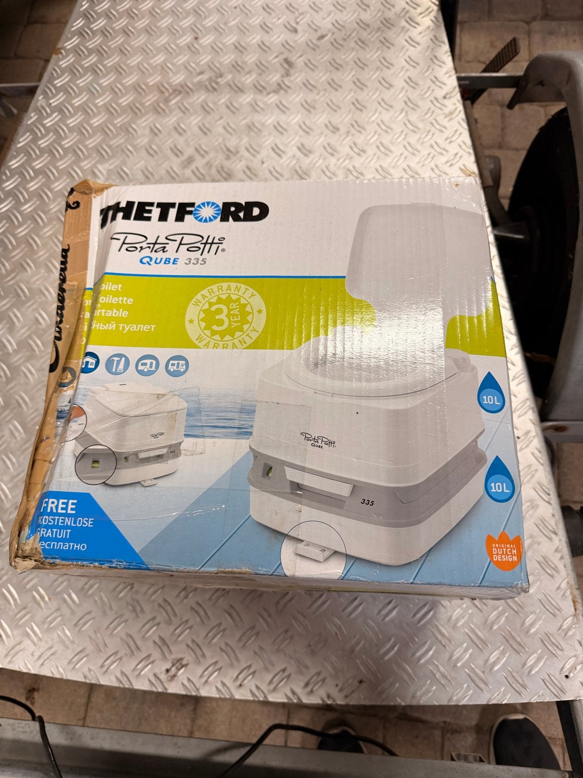 Thetford Porta Potti Qube 335 Draagbaar Toilet, Ophalen of Verzenden, Nieuw