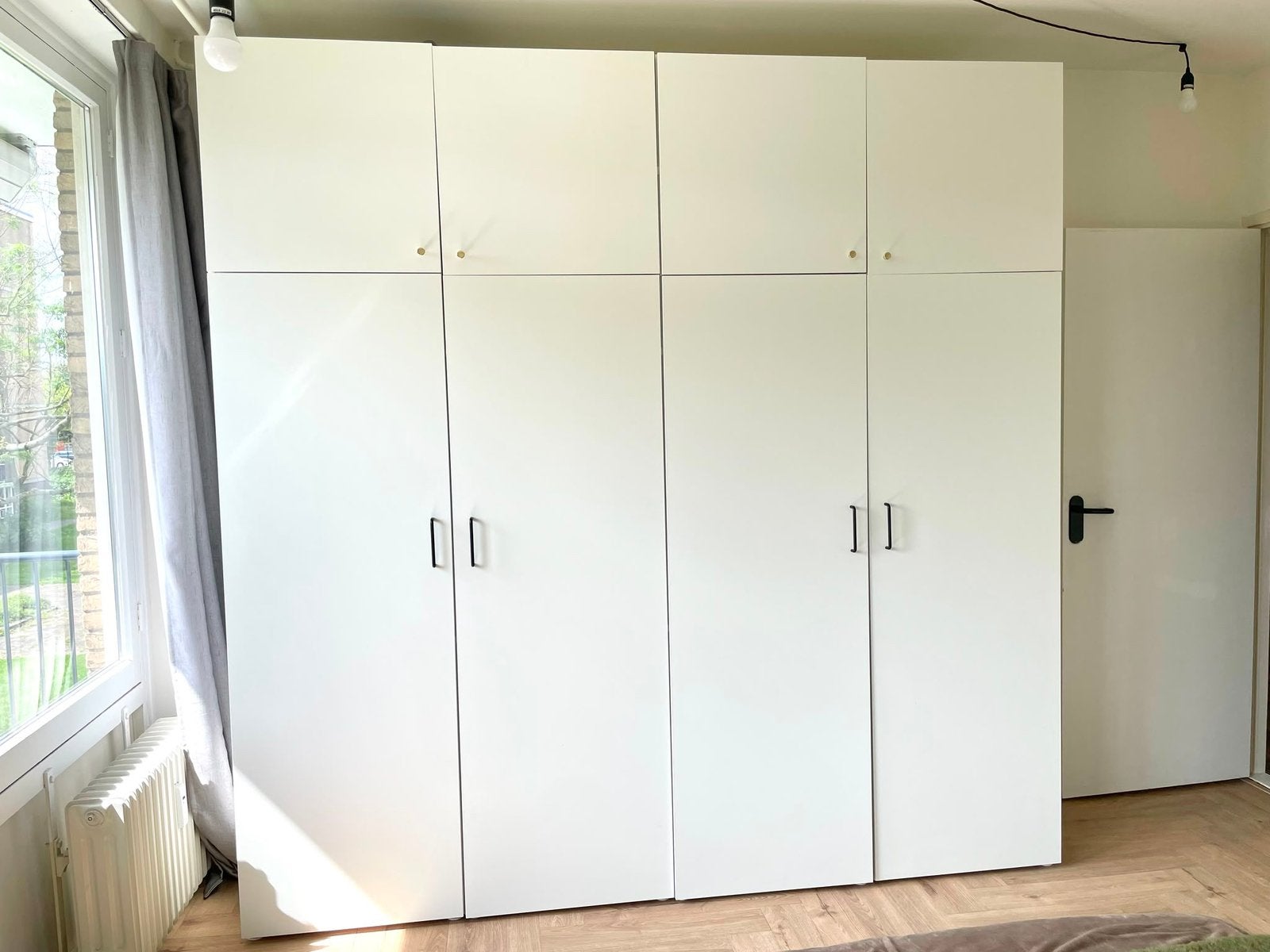 White modula IKEA wardrobe, Huis en Inrichting, Kasten | Kledingkasten, Ophalen, Zo goed als nieuw, 50 tot 75 cm, 200 cm of meer