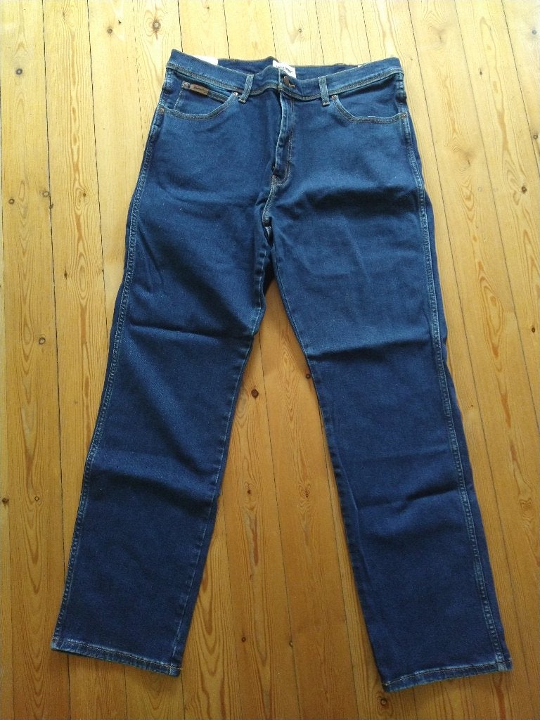 Wrangler Texas Authentic Straight Jeans W38 L32, Kleding | Heren, Spijkerbroeken en Jeans, W36 - W38 (confectie 52/54), Blauw