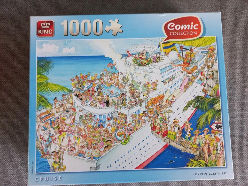 King Comic Puzzel, Ophalen, 500 t/m 1500 stukjes, Zo goed als nieuw