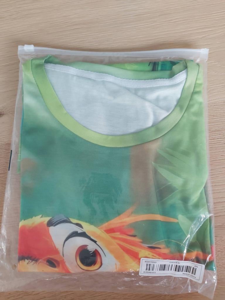 T shirt papagaai vogel print, Ophalen of Verzenden