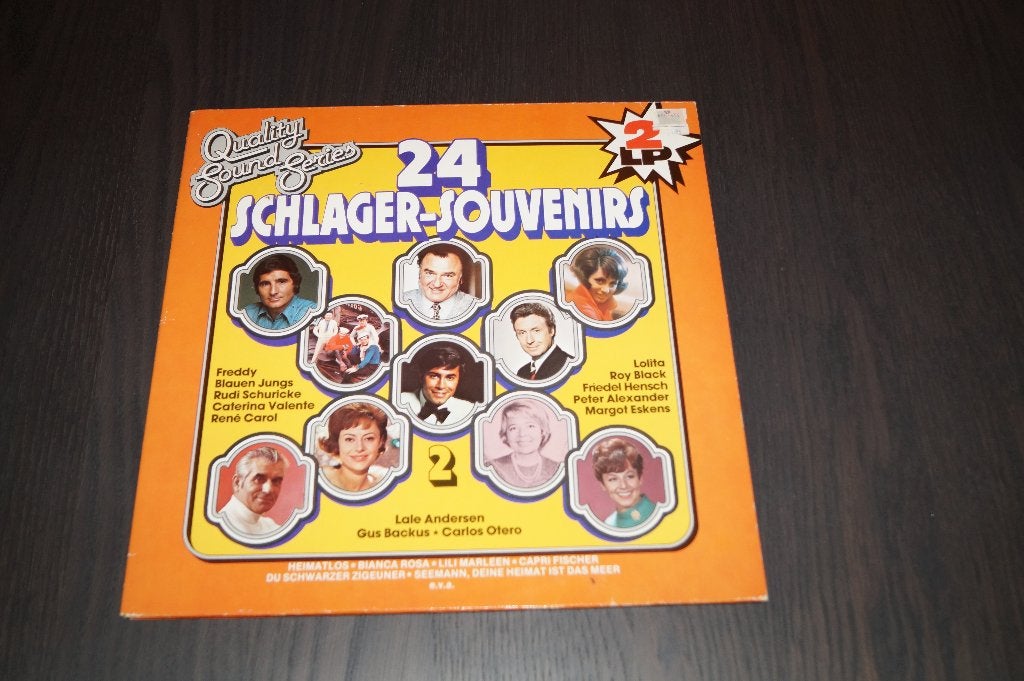 LP 24 Schlager-Souvenirs 2 - orginele hits op 2 LP's, Ophalen, LP, Originele persing, Pop