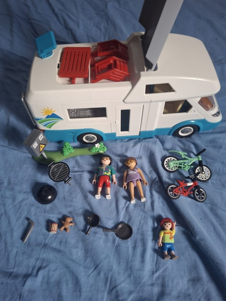 Playmobiel camper, Kinderen en Baby's, Speelgoed | Playmobil, Ophalen, Complete set, Voertuig, Zo goed als nieuw