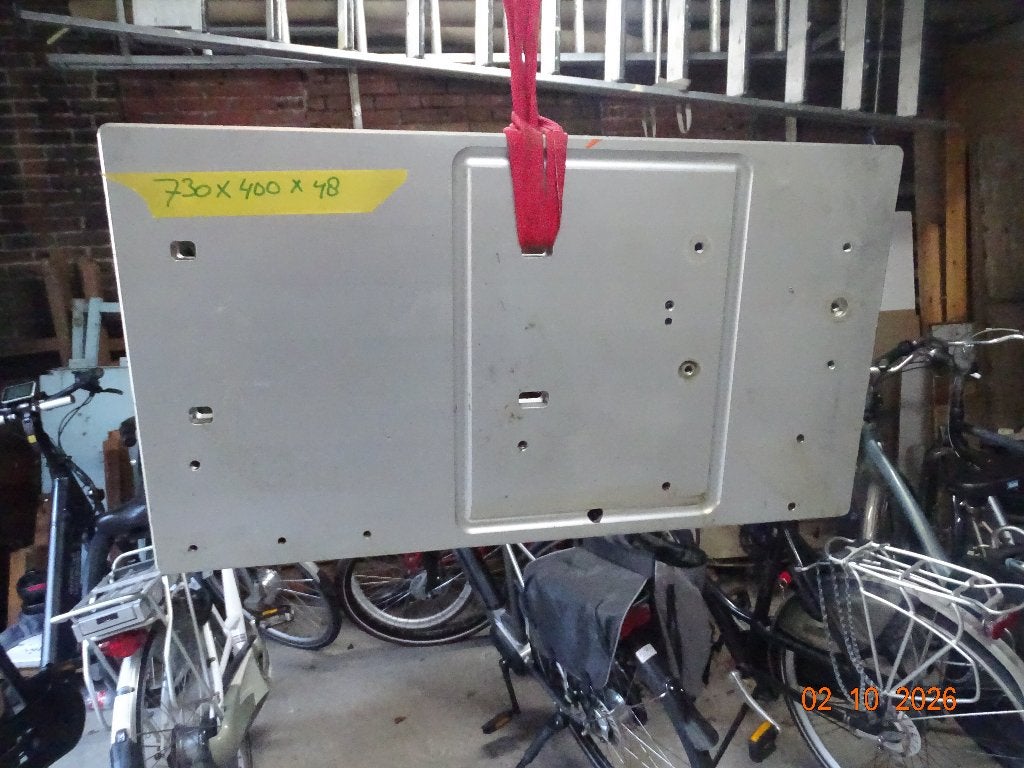 Aluminium platen 2x hard alu, Doe-het-zelf en Verbouw, Ophalen, Gebruikt, Aluminium