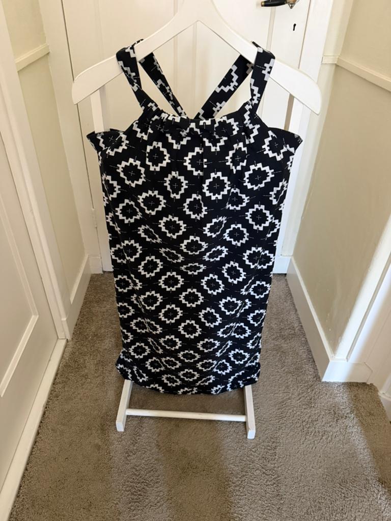 Zomerjurk travelstof studio anneloes xl, Zwart, Maat 46/48 (XL) of groter, Ophalen of Verzenden, Zo goed als nieuw