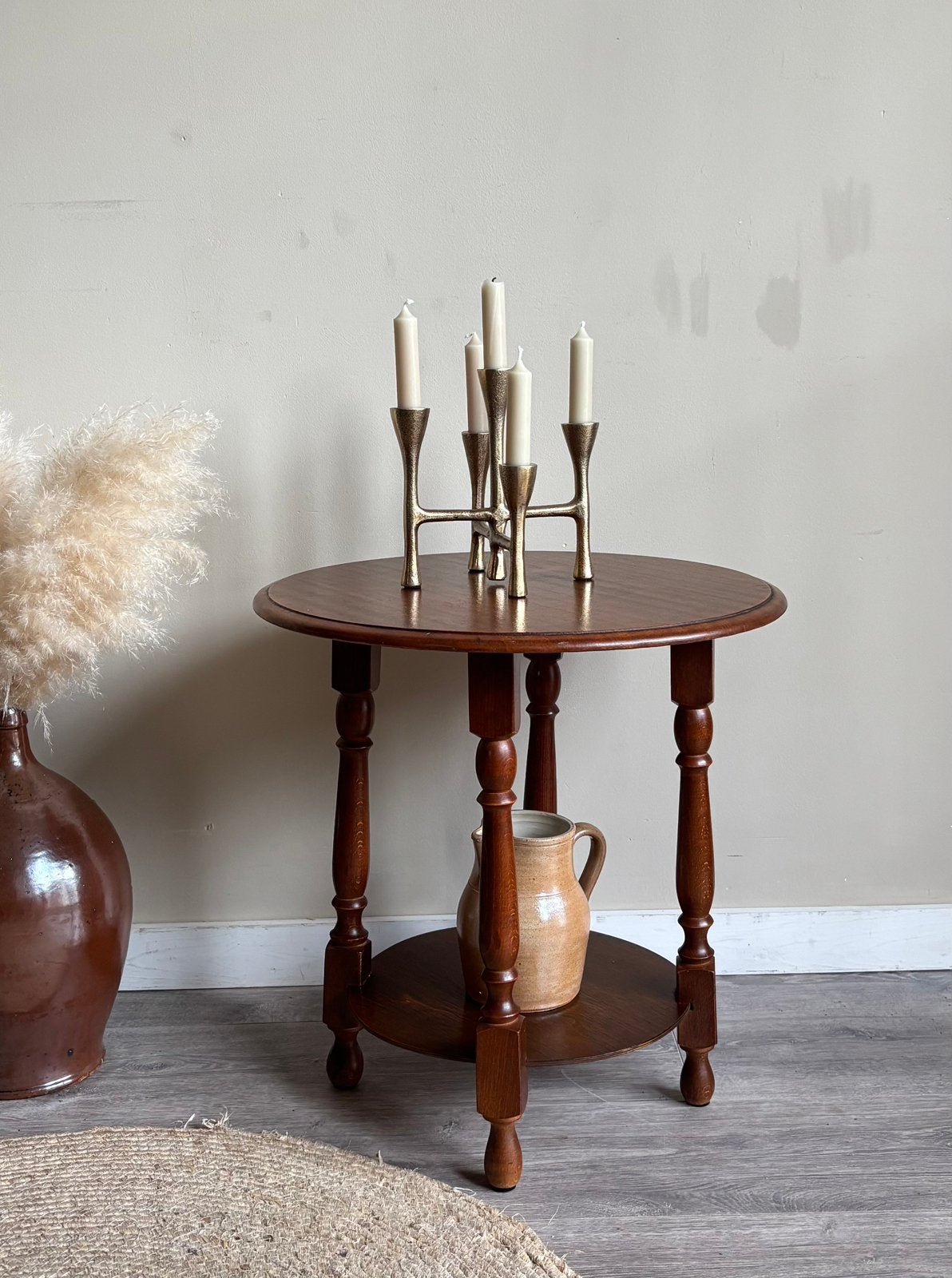 Vintage tafeltje/bijzettafel/plantentafel/salontafel teak, Ophalen