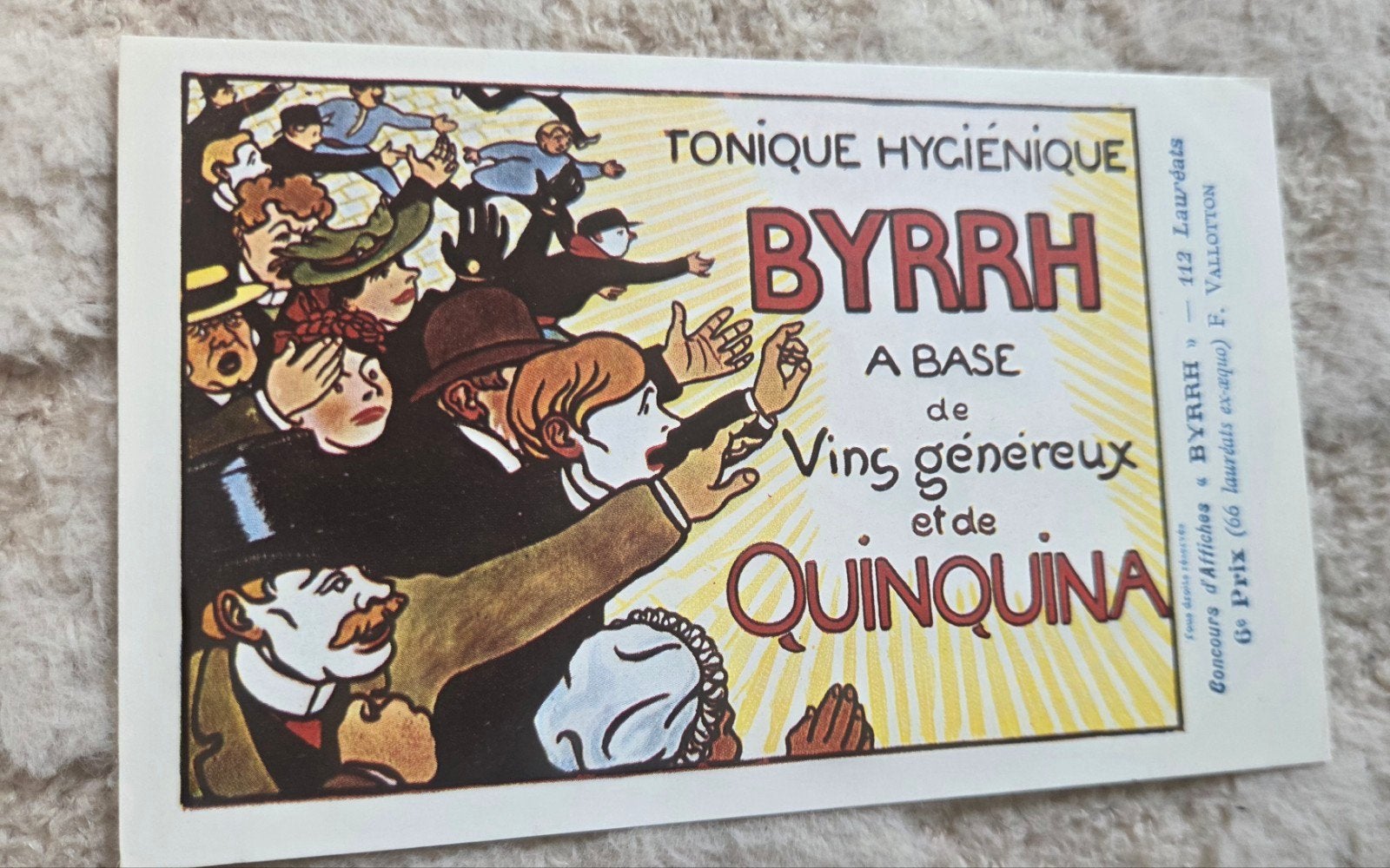 Ansichtkaart F. Vallotton - Byrrh (1906), Verzenden, Voor 1920, Ongelopen, Overige thema's