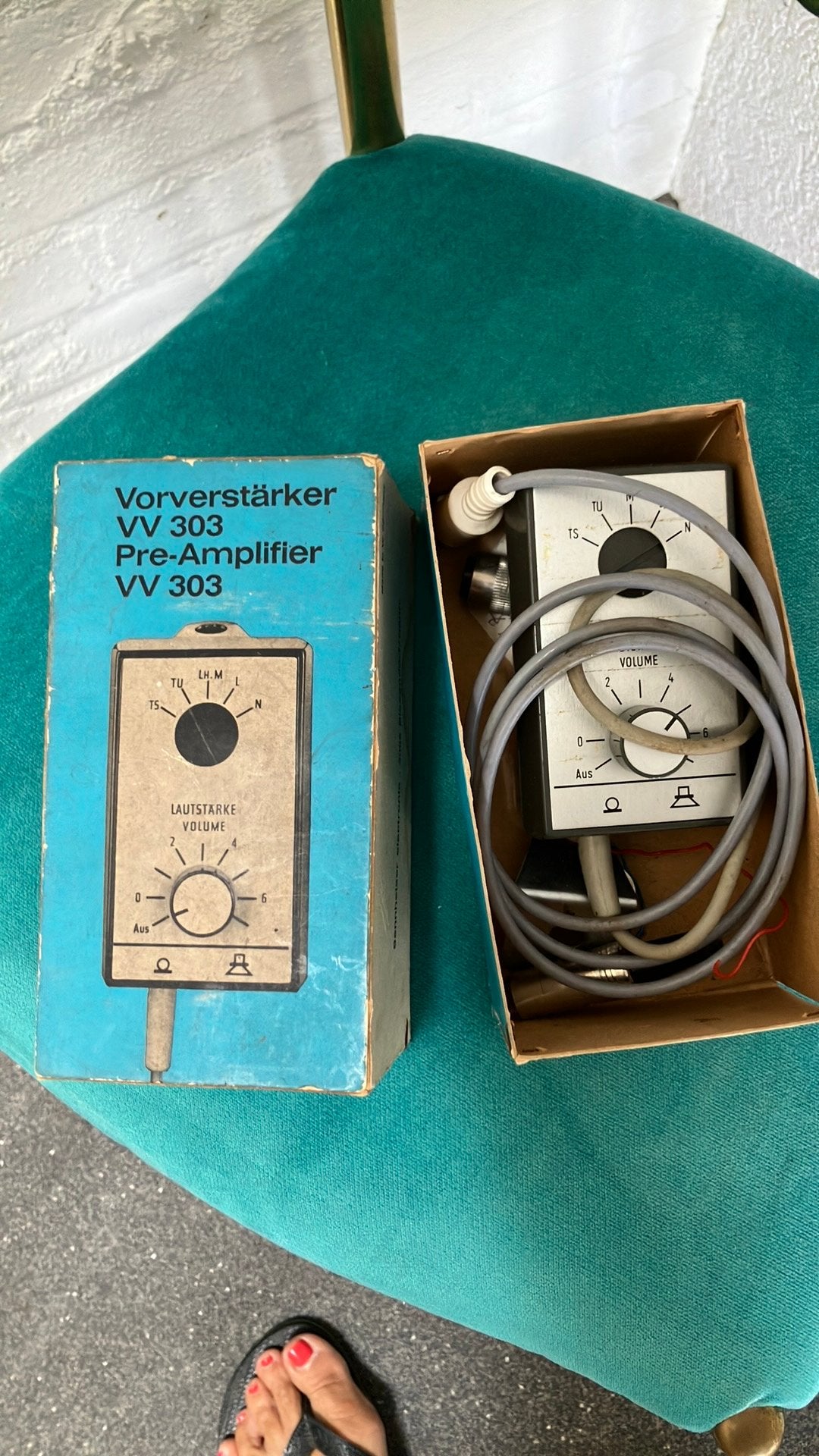 Vintage voorversterker VV303, Ophalen of Verzenden, Audio en Video
