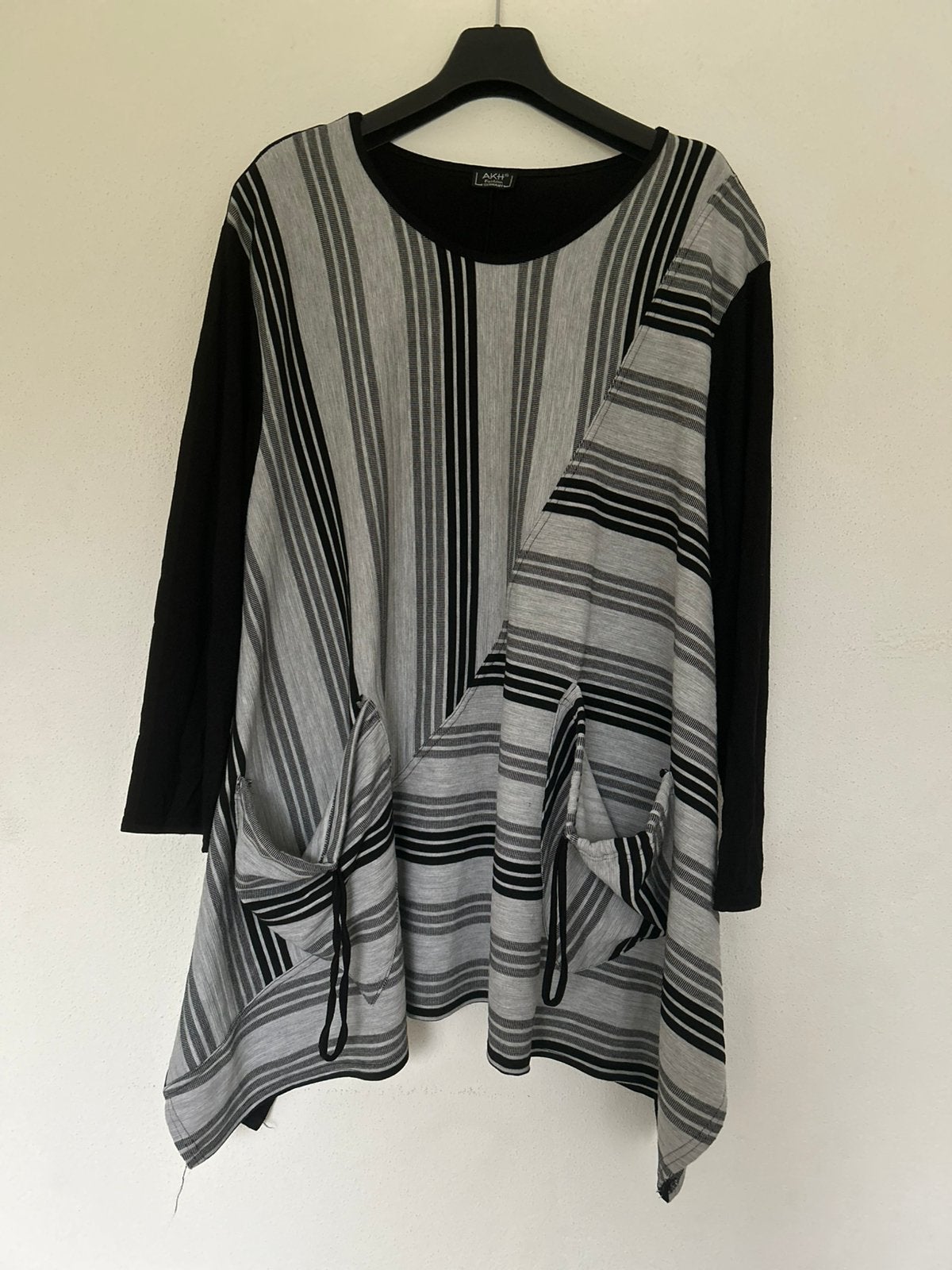 AKH Tuniek - Maat 52 - Zo goed als nieuw., Ophalen of Verzenden, Zo goed als nieuw, Blauw, Blouse of Tuniek