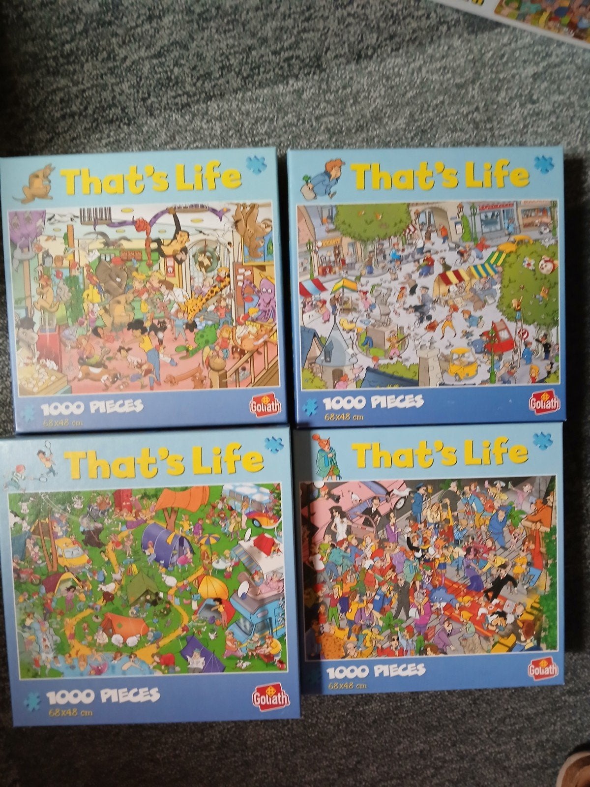 Thats life puzzels, Hobby en Vrije tijd, Ophalen, 500 t/m 1500 stukjes, Zo goed als nieuw