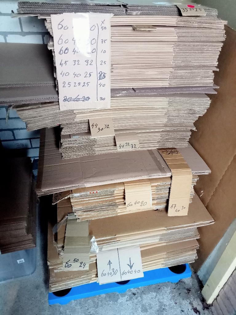 VERHUIS / VERZEND DOZEN, Doe-het-zelf en Verbouw, Ophalen, Doos, Opvouwbaar, Minder dan 50 cm