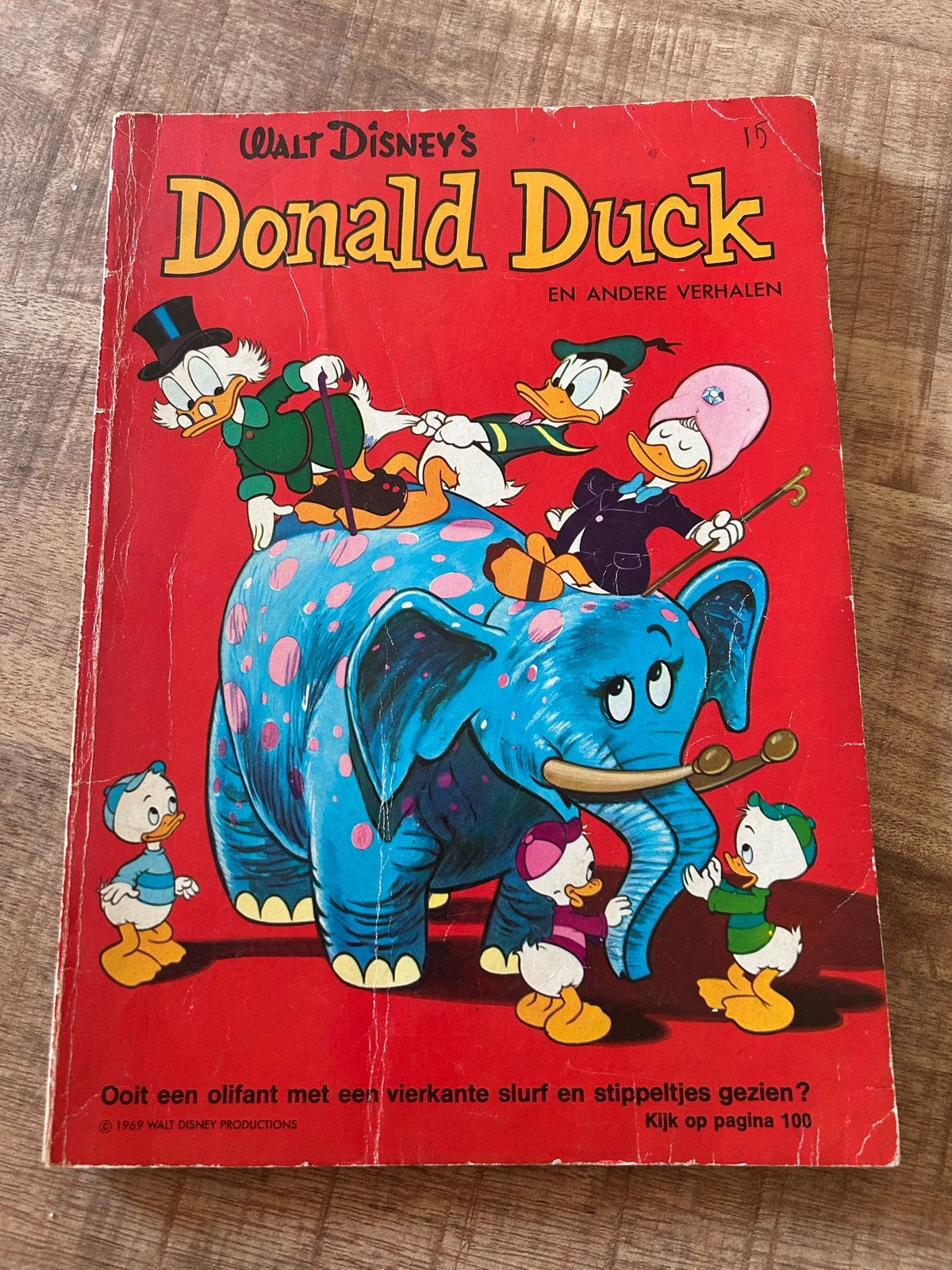 Donald Duck en andere verhalen (1969), Boeken, Eén stripboek, Ophalen of Verzenden, Gelezen