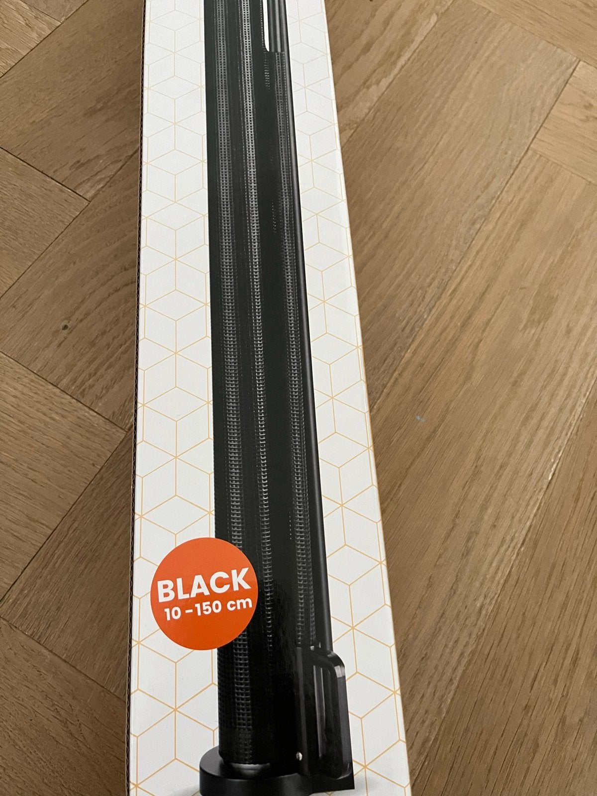 Goliving Oprolbaar traphekje zwart 10-150 cm, Ophalen, Overige materialen, Nieuw, Oprolhekje