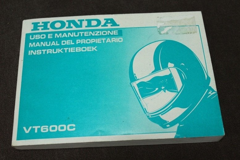 Honda VT600C 1996 motorfiets handleiding VT600 C, Ophalen of Verzenden, Honda