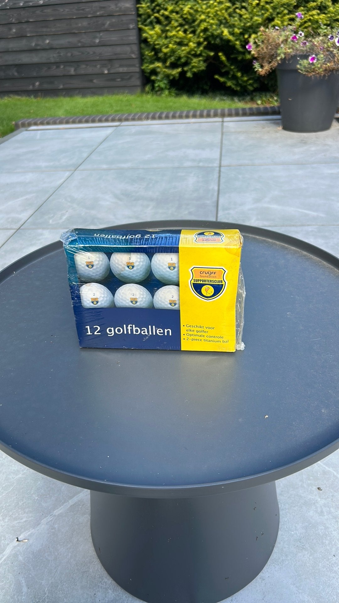 Oud zeldzame Cruijff foundation golf ballen., Ophalen of Verzenden, Zo goed als nieuw, Bal(len), Overige merken