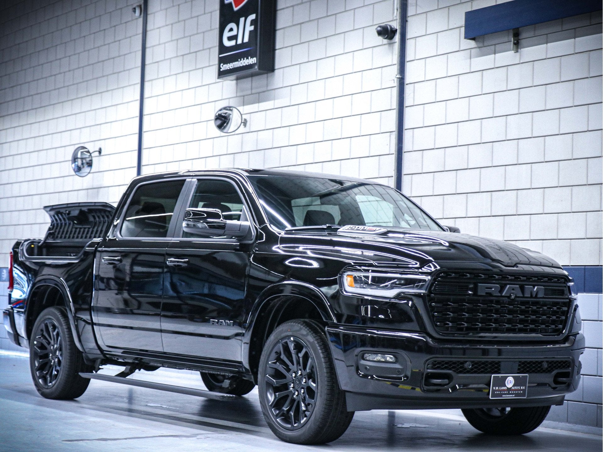 Dodge Ram 1500 Limited Night Hurricane | 3.0L High Output 54, Auto's, Automaat, Zwart, Zwart, Leder