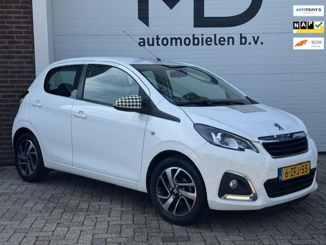 Peugeot 108 1.2 VTi Allure -Climate-LED-Dealer onderhouden, Auto's, Peugeot, Voorwielaandrijving, Euro 5, Stof, Gebruikt