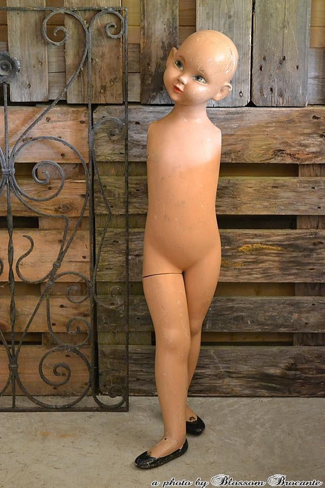 Kinder paspop / mannequin BLOSSOM BROCANTE, Antiek en Kunst, Curiosa en Brocante, Ophalen of Verzenden