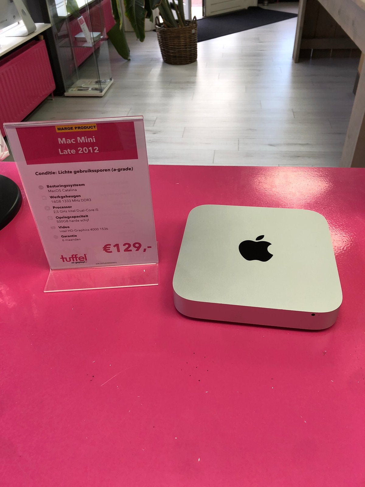 Mac Mini Late 2012 model A1347 16GB DDR3 – 500GB opslag, Computers en Software, Gebruikt, Nvt, 2 tot 3 Ghz, HDD