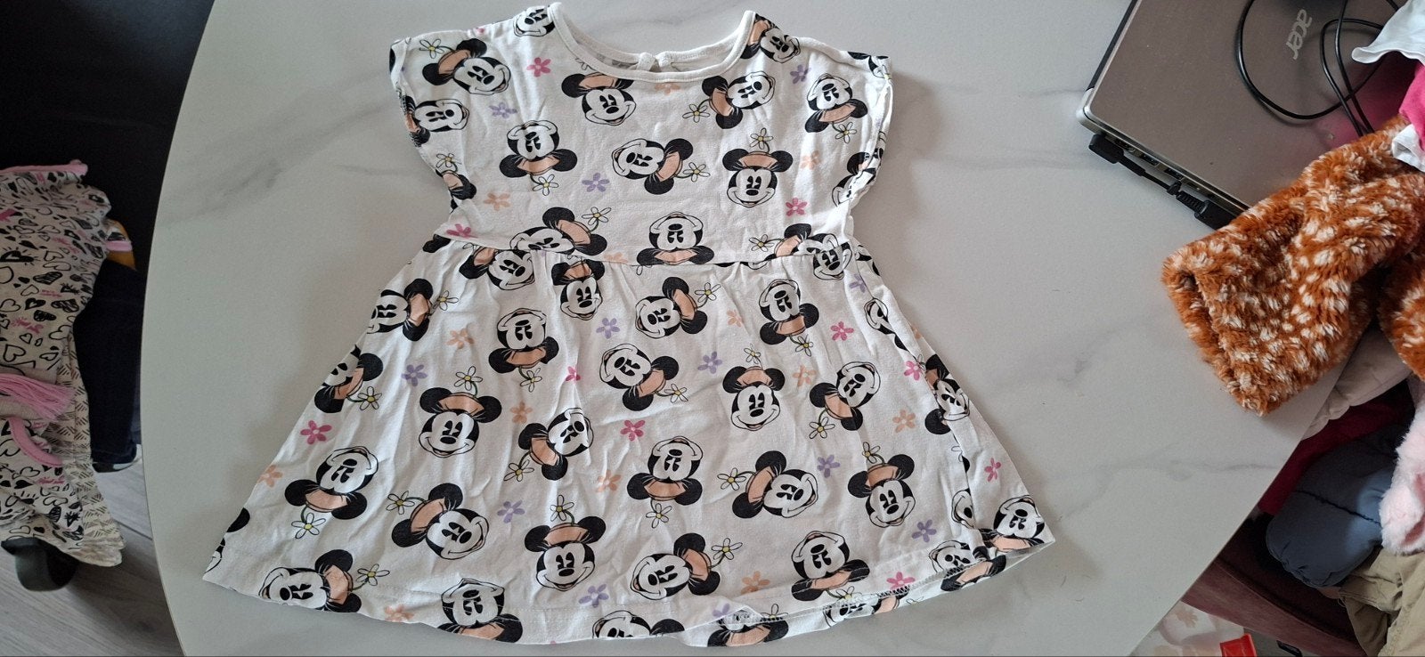 Leuk Disney Minnie Mouse jurkje maat 86 in nette staat, Meisje, Jurkje of Rokje, Ophalen of Verzenden, Zo goed als nieuw