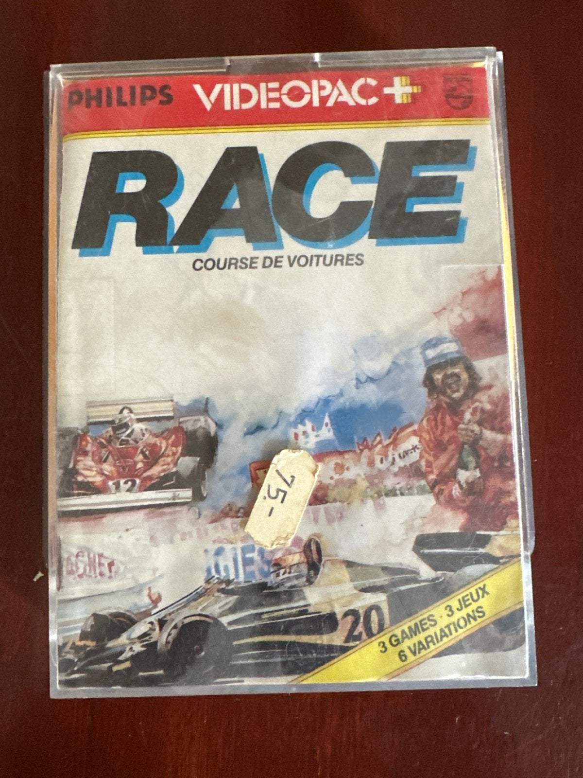 Philips Videopac+ Race - Vintage Racegame, Gebruikt, 1 speler, Racen en Vliegen, Ophalen of Verzenden