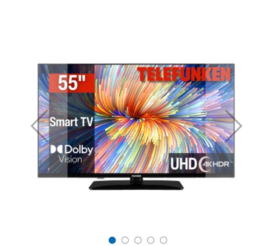 Telefunken 4K UHD Smart TV - 55 inch, 50 Hz, 100 cm of meer, 4k (UHD), Smart TV