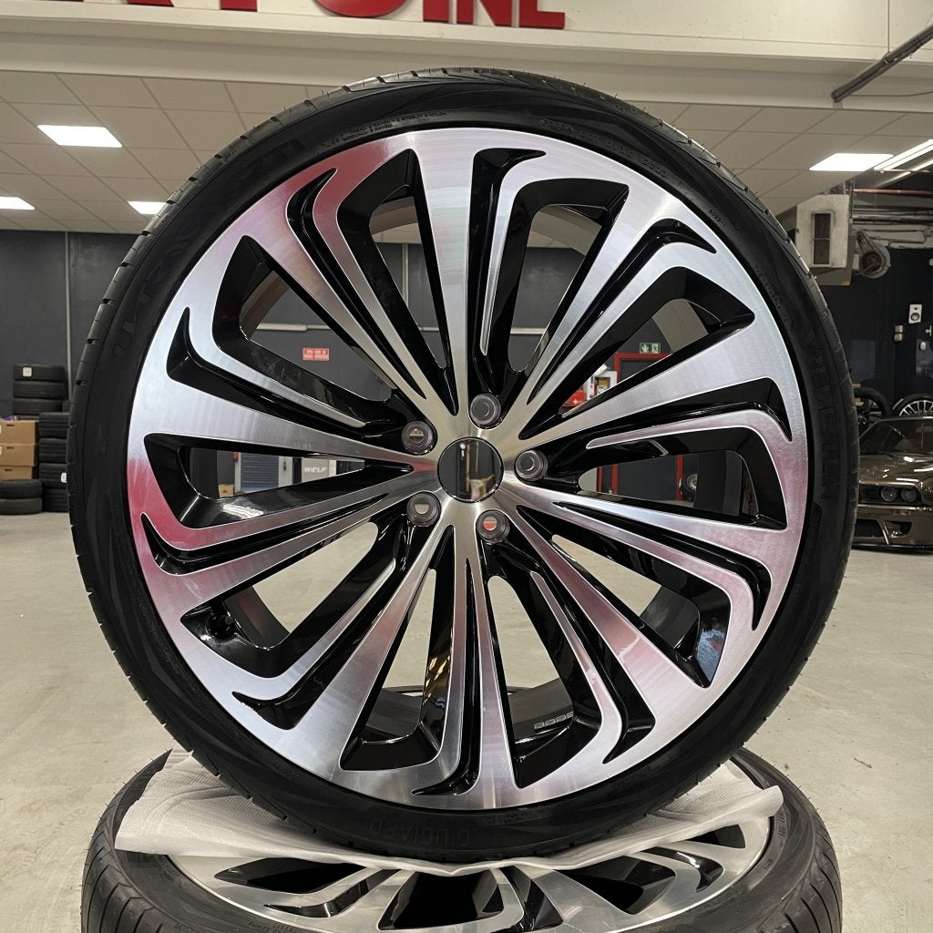 24" Velgen Bentley Bentayga Rims 5x130 + Zomerbanden, Auto-onderdelen, Niet ingevuld, Velg(en), Niet ingevuld, Nieuw