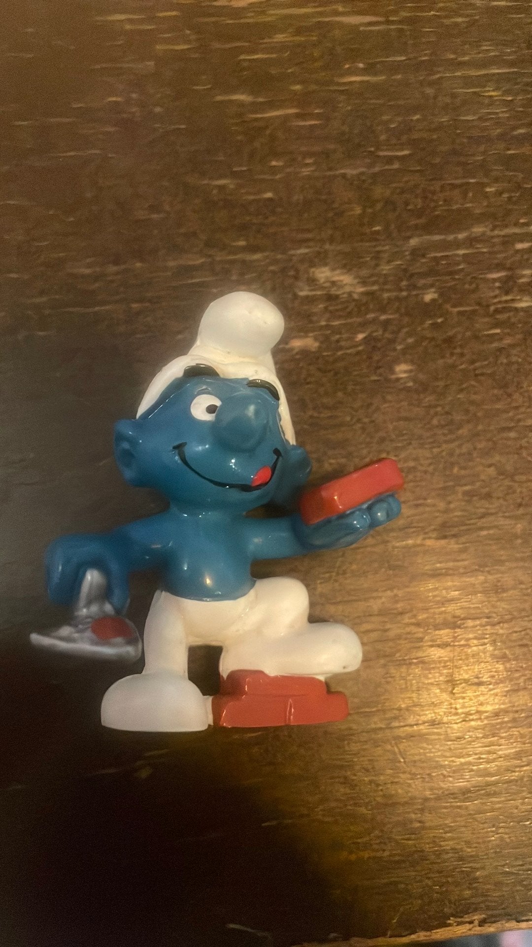 Metselsmurf Schleich, Verzamelen, Smurfen, Ophalen of Verzenden, Zo goed als nieuw