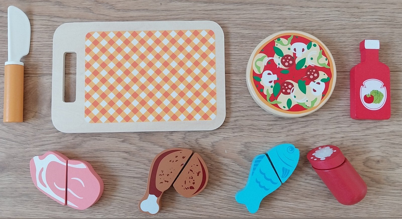 Speelgoed snijplank met accessoires, Kinderen en Baby's, Speelgoed | Educatief en Creatief, Ophalen of Verzenden, Zo goed als nieuw