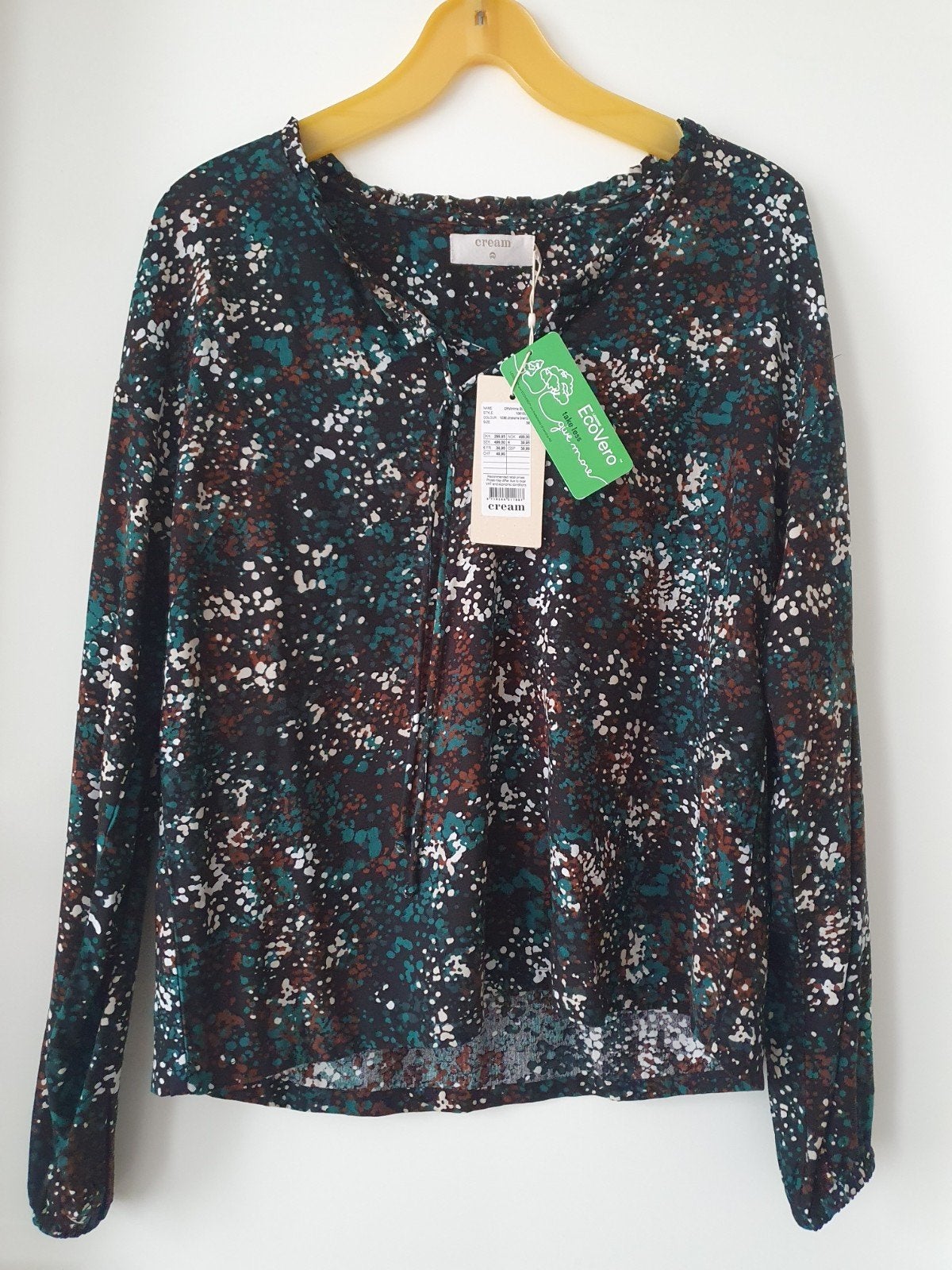 Cream Blouse met Ecovero - Maat 38, Kleding | Dames, Maat 38/40 (M), Meerkleurig, Ophalen of Verzenden, Cream
