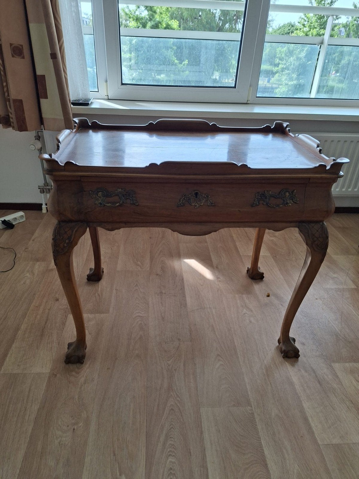 Antieke Sidetable met Lade - Elegant en Functioneel, Ophalen of Verzenden