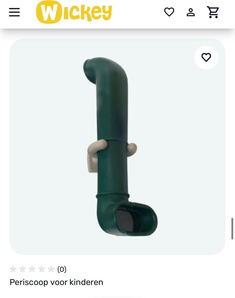 Wickey periscoop speeltoestel accessoires, Ophalen of Verzenden, Zo goed als nieuw