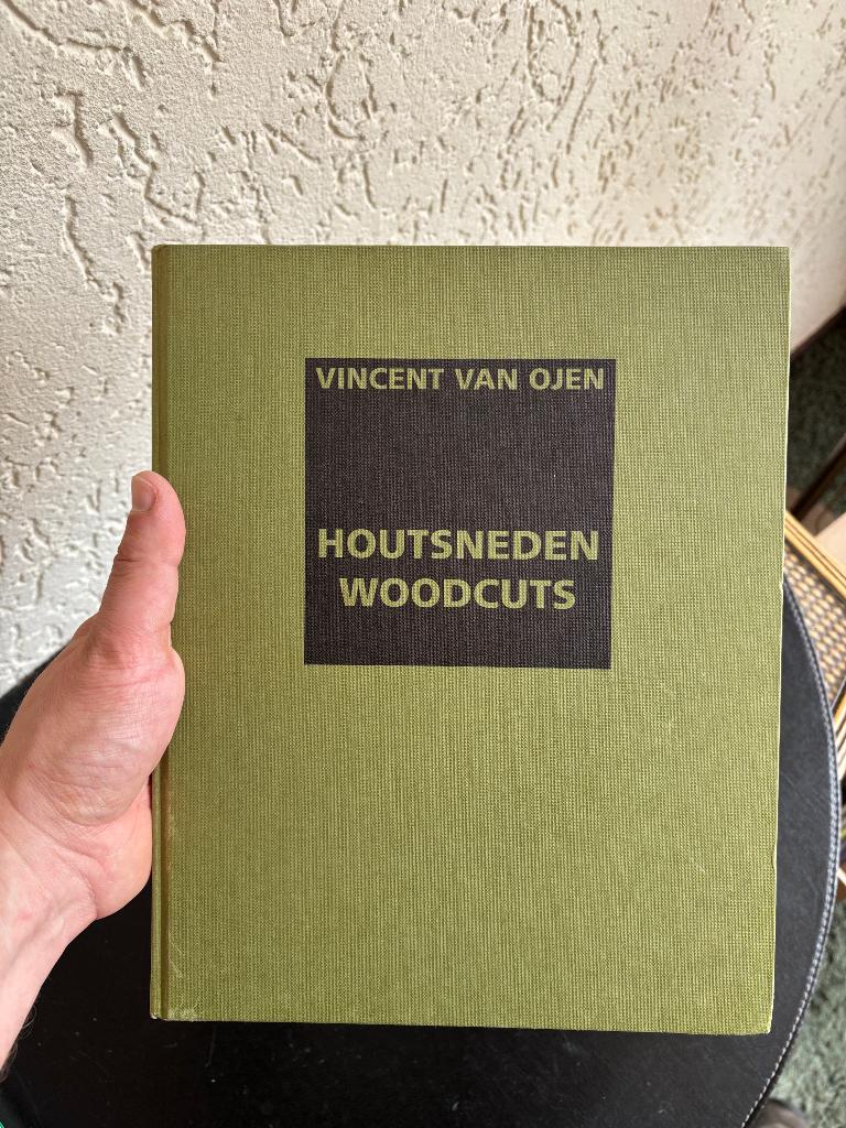 Vincent van Ojen - Houtsneden - 1995, Gelezen, Ophalen of Verzenden, Vincent van Ojen, Schilder- en Tekenkunst